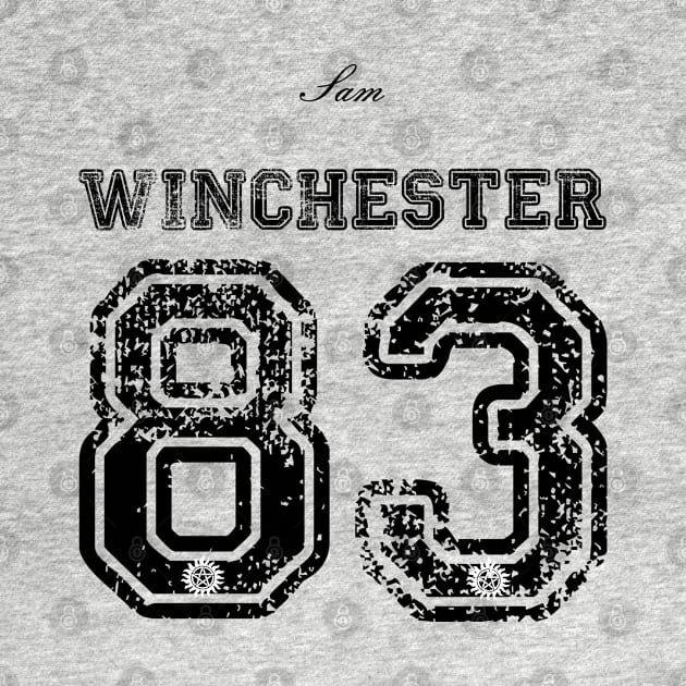 Sam Winchester jersey by Silentrebel